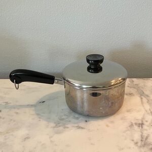 Vintage Revere Ware 1.5 Qt Stainless Steel Saucepan